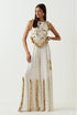 Off-White Embroidered Choli and Sharara